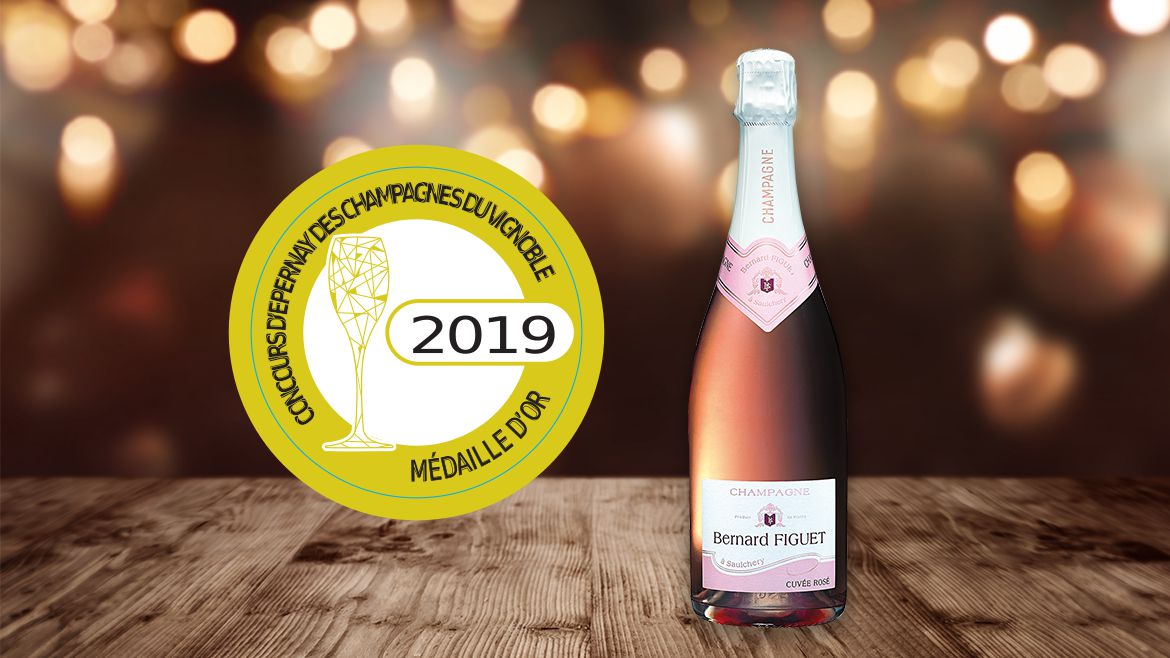 …de l’Or pour notre Cuvée Rosé Brut !